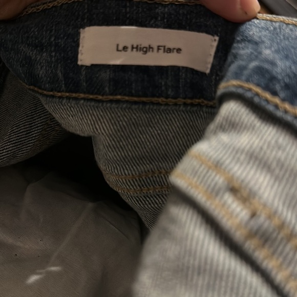 Frame denim high rise flare jeans in Cairo 30 - Picture 4 of 7